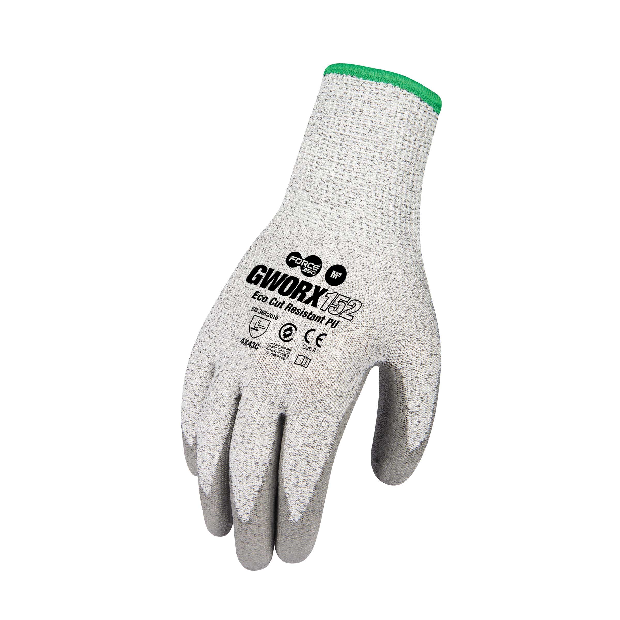 Force360 ECO Worx Cut Level C PU Glove_1