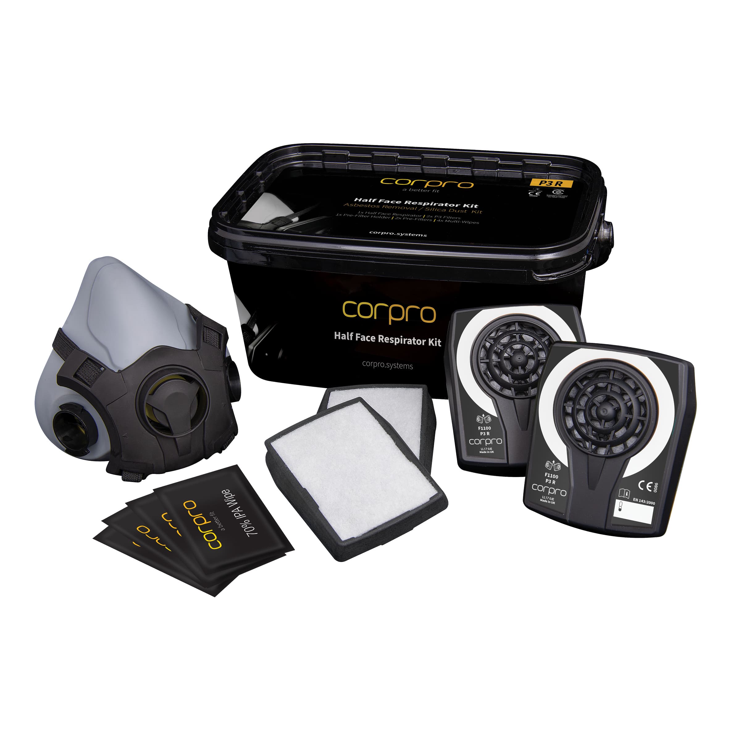 Force360 Corpro Asbestos Tradie Respirator Pack