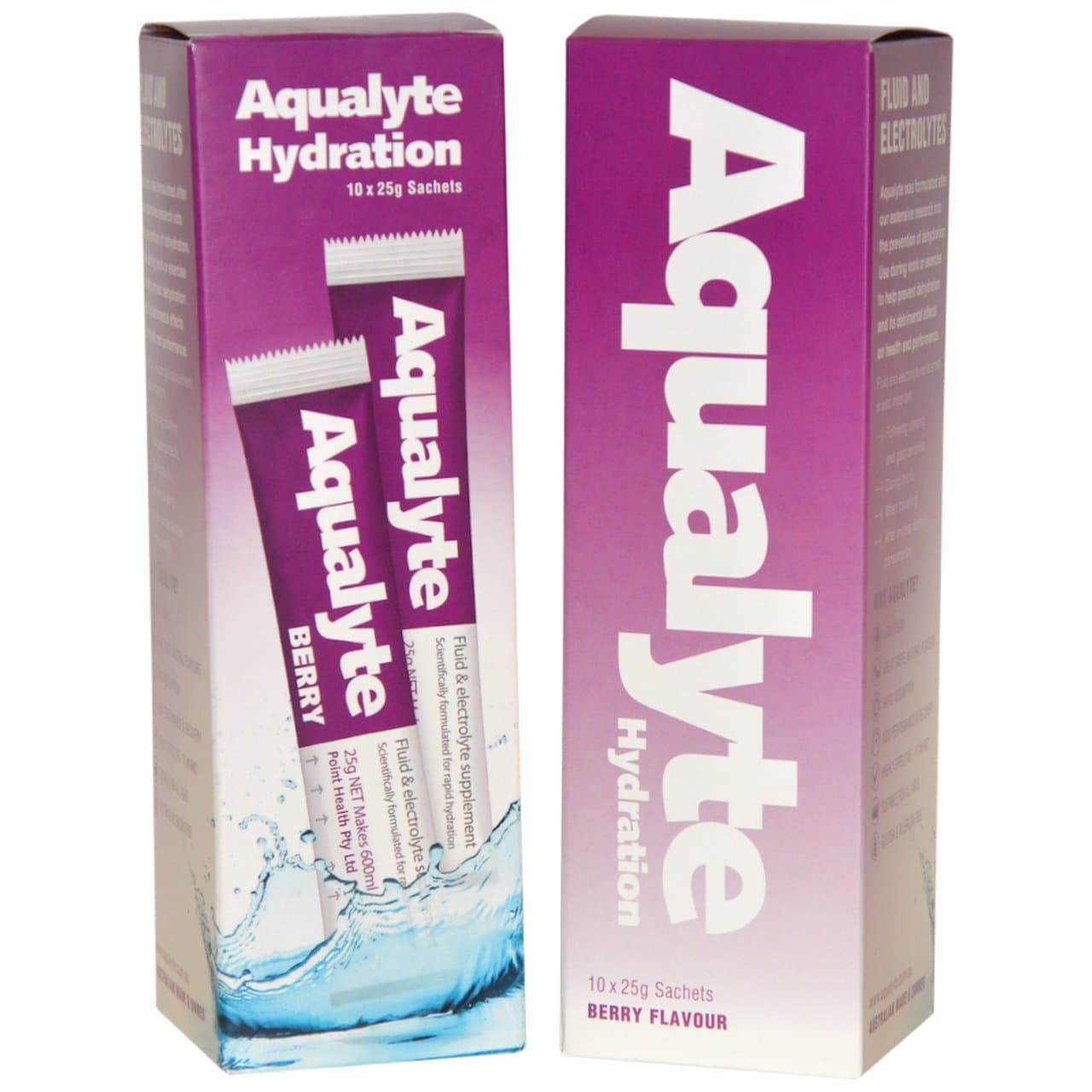 Maxisafe Aqualyte Electrolyte Powder Berry Flavoured Sachets 25G