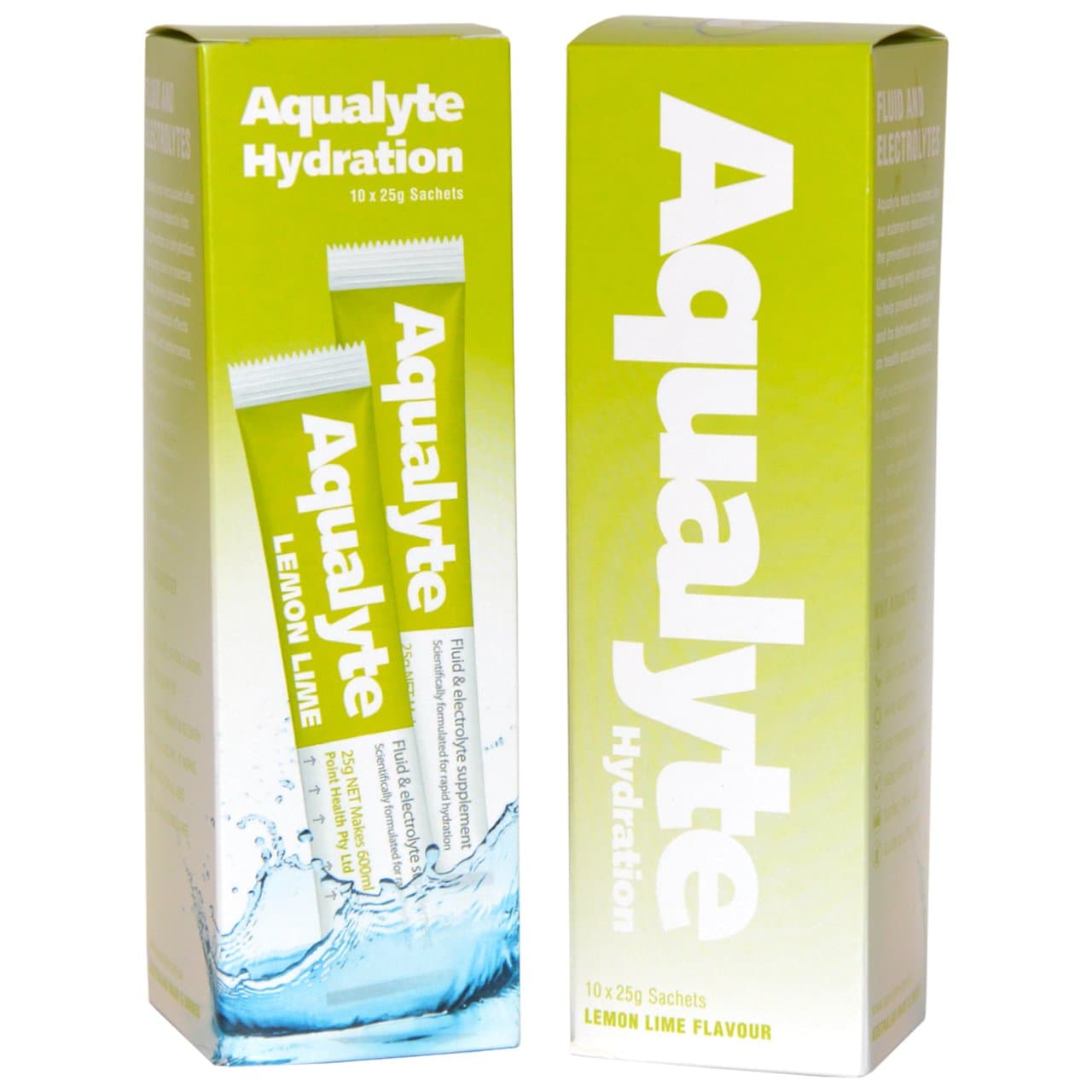 Maxisafe Aqualyte Electrolyte Powder Lemon Lime Flavoured Sachets 25G