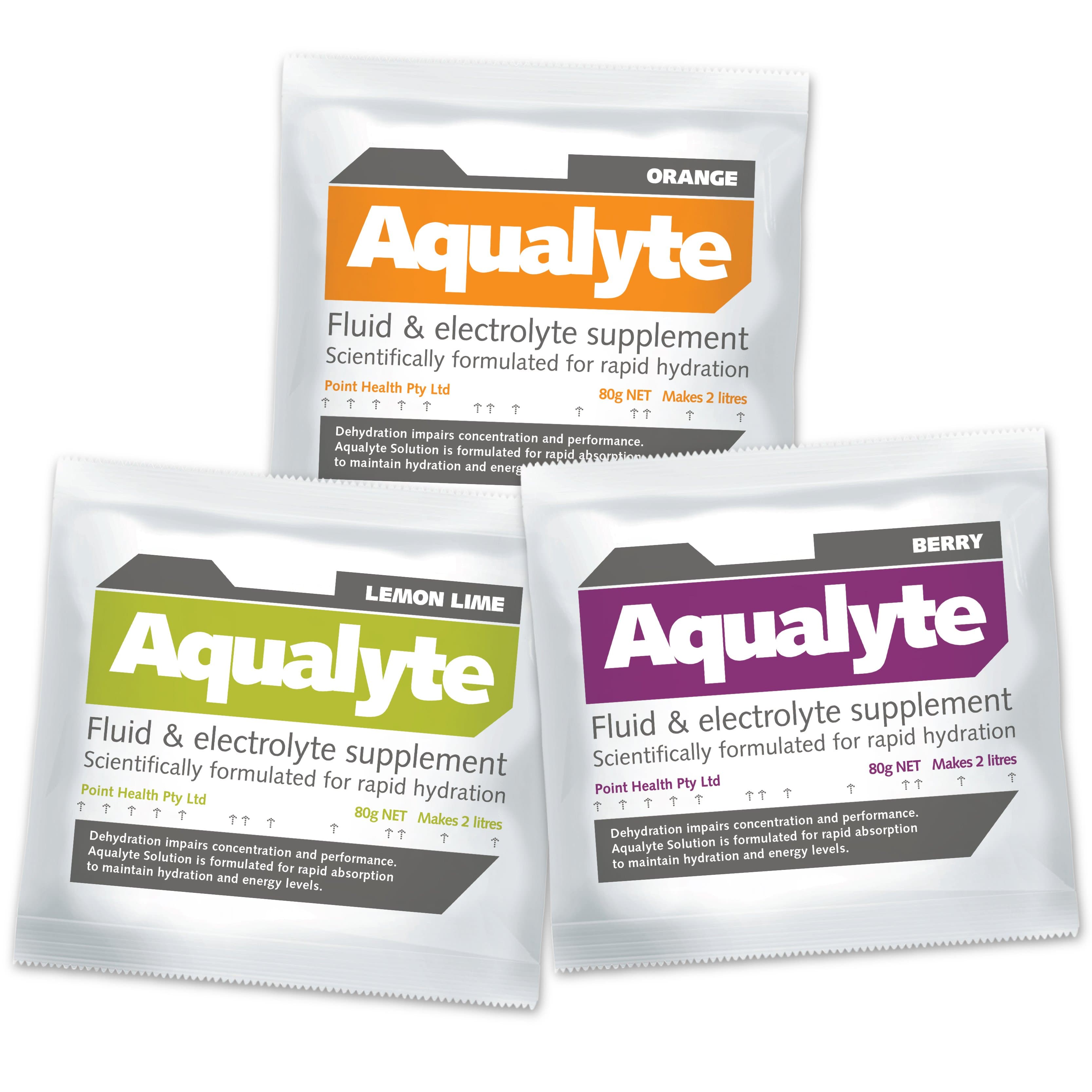 Maxisafe Aqualyte Electrolyte Powder Mixed Flavour Sachets 80G