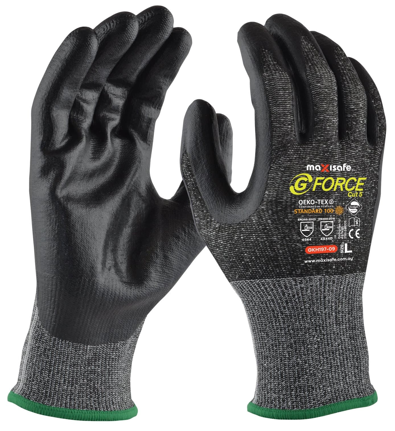 Maxisafe G-Force Cut D Nitrile Coated Gloves