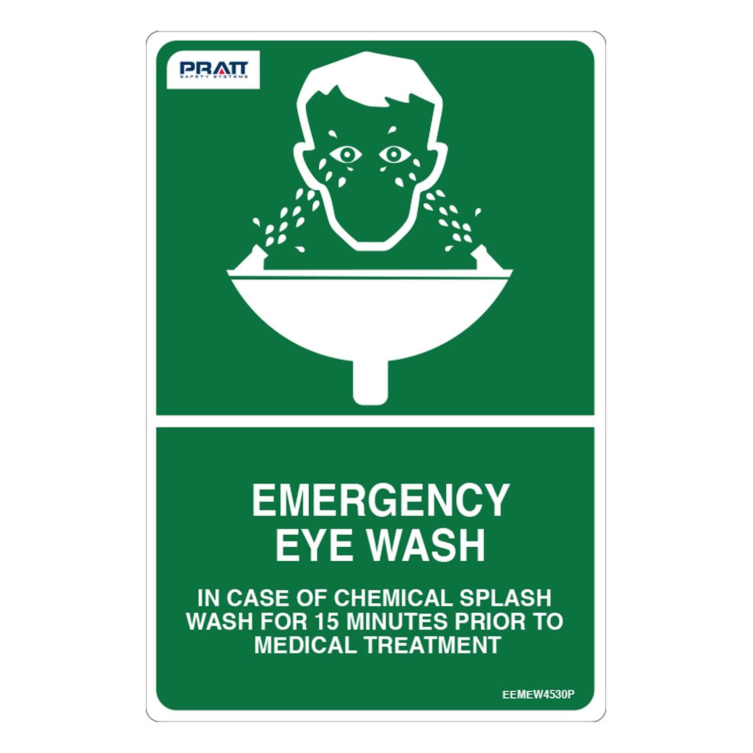 Pratt Safety Systems Emergency Eyewash Sign_2