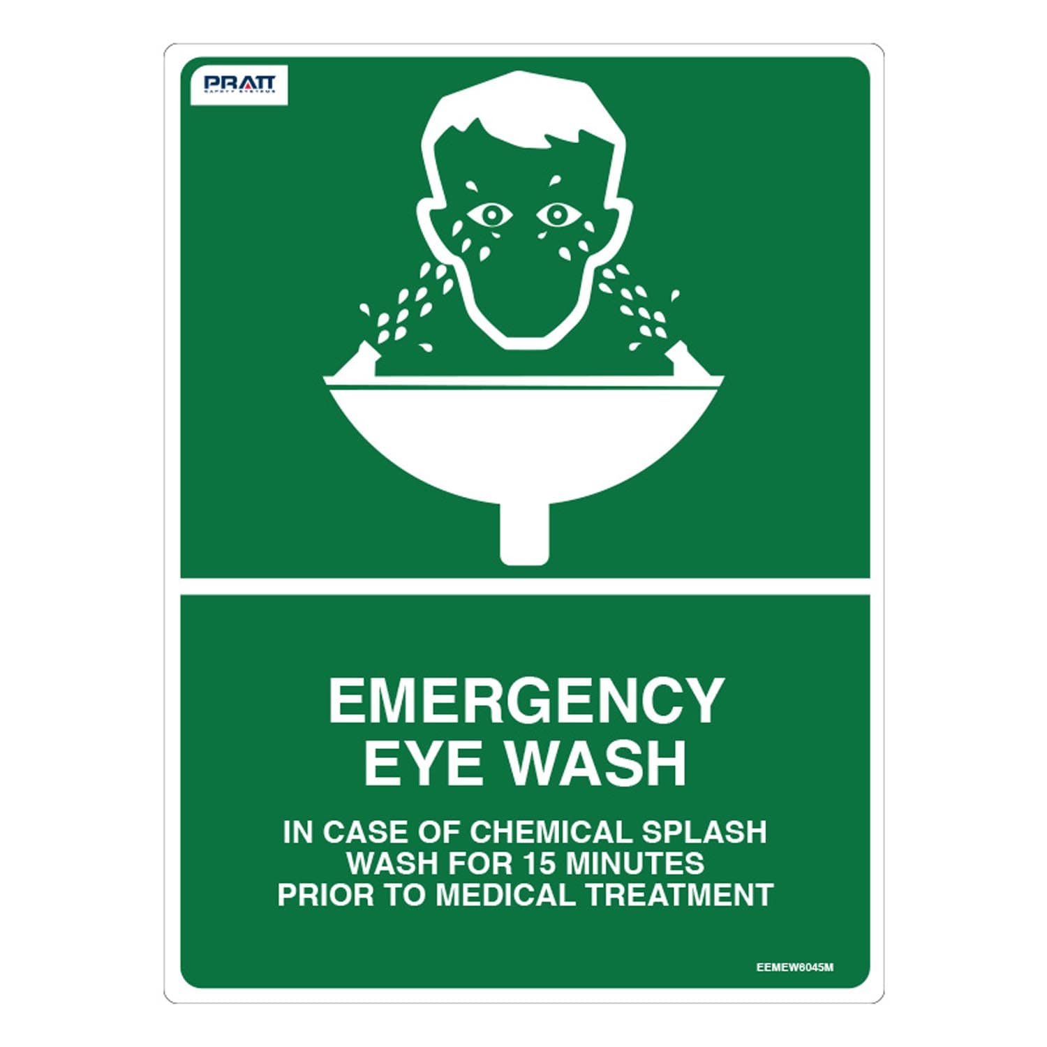 Pratt Safety Systems Emergency Eyewash Sign_4