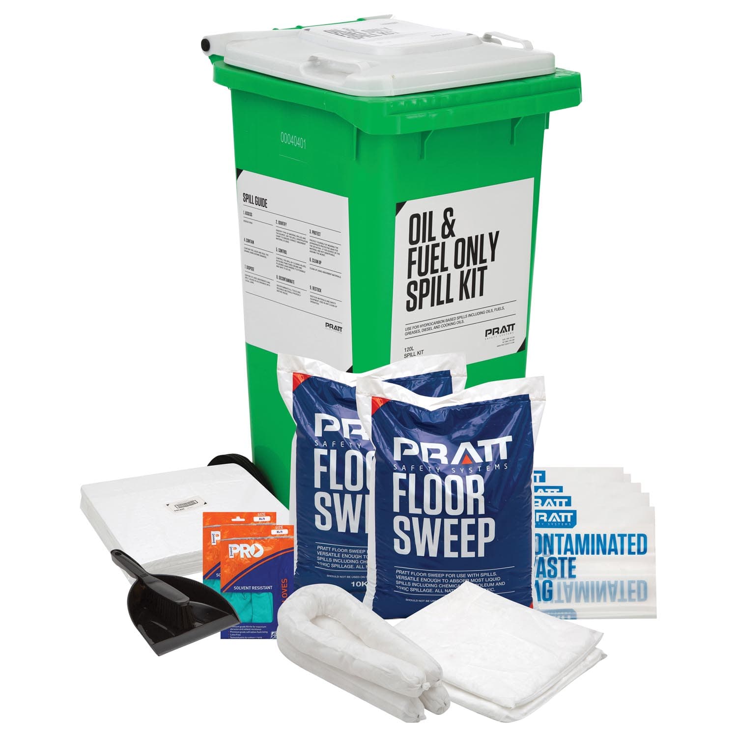 Pratt Safety Systems Economy Oil & Fuel Only Spill Kit_3