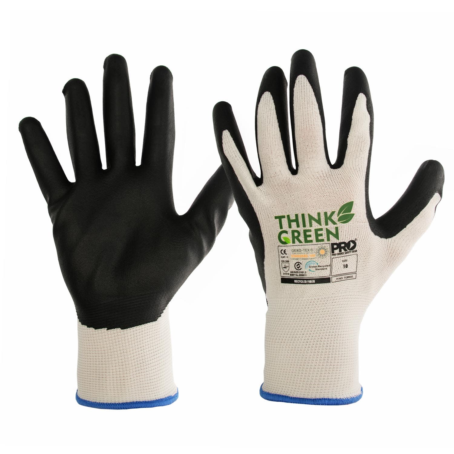 Pro Choice Think Green Nitrile Dip Recycled Glove_3