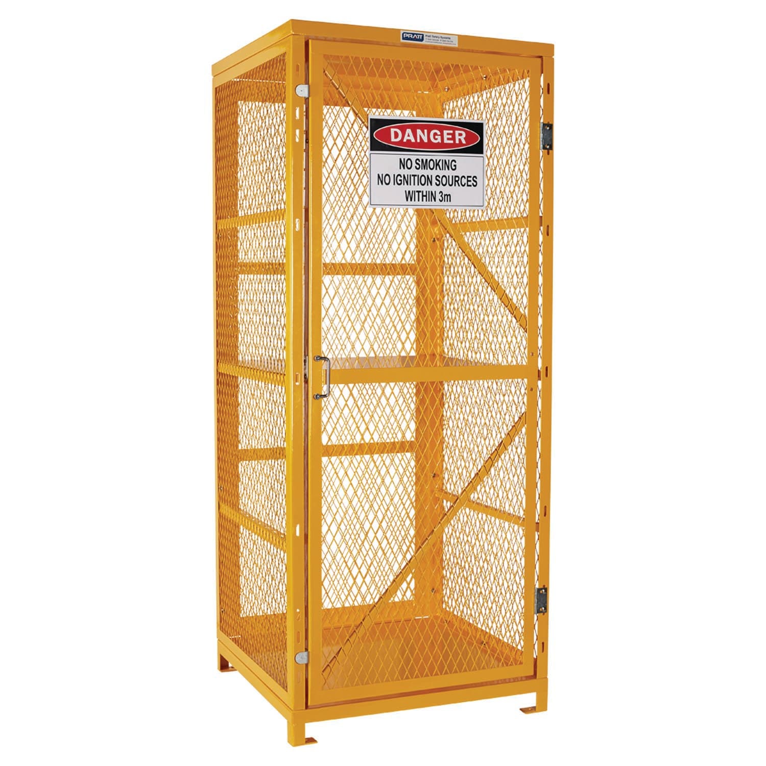 Pratt Forklift Storage Cage. 2 Storage Levels Up To 8 Forklift Cylinders