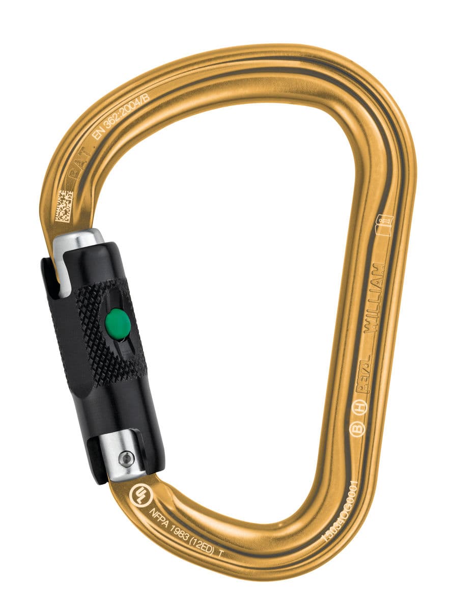 Petzl Petzl William Carabiner (Ball-Lock) - Gold