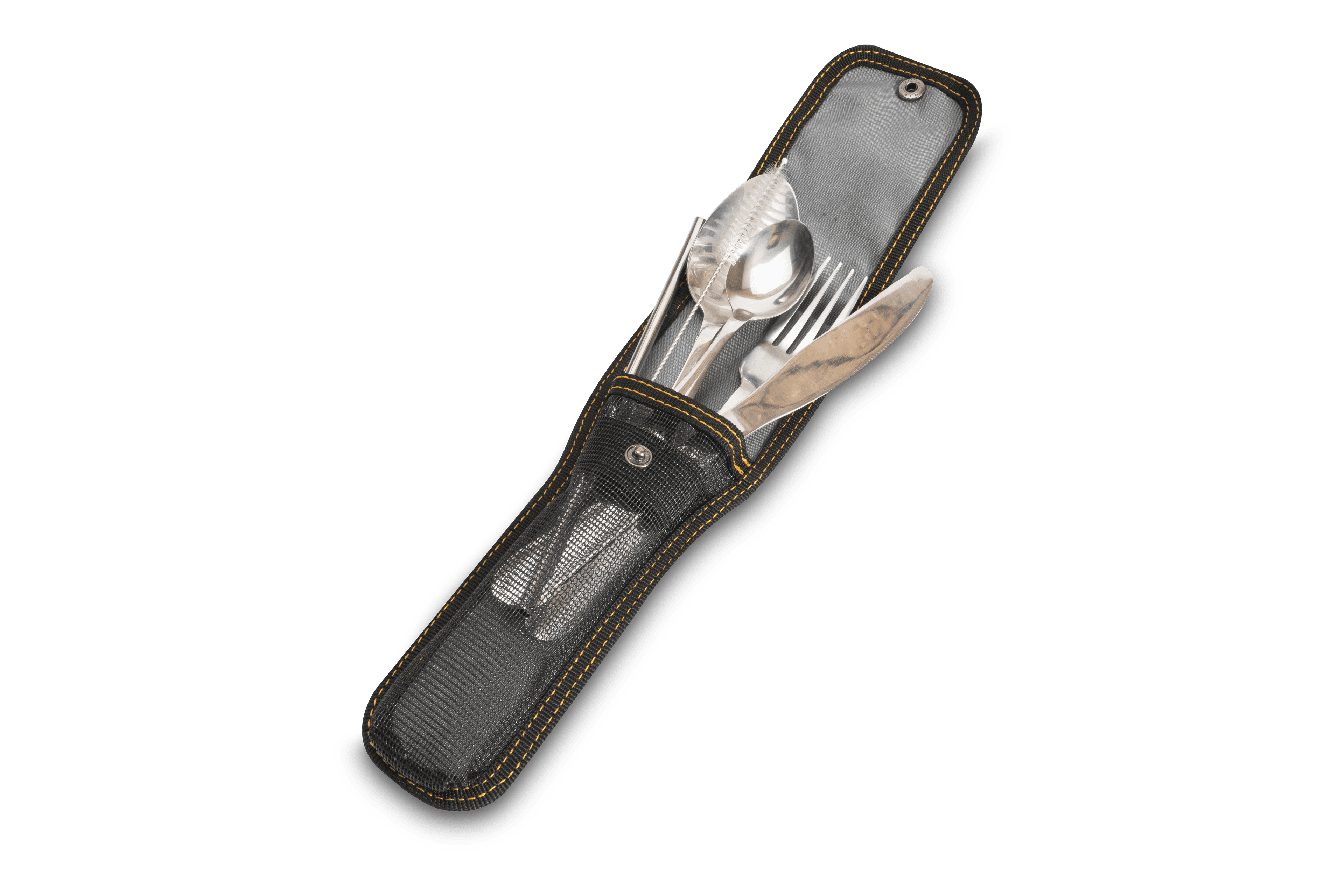 Rugged Xtremes Pod Connect Stainless Steel Cutlery Kit 7Pce_1