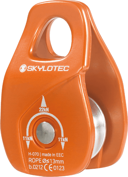 Skylotec Mini Roll 22kN Alloy Single Pulley, 17mm Gate , Max 13mm Rope_1