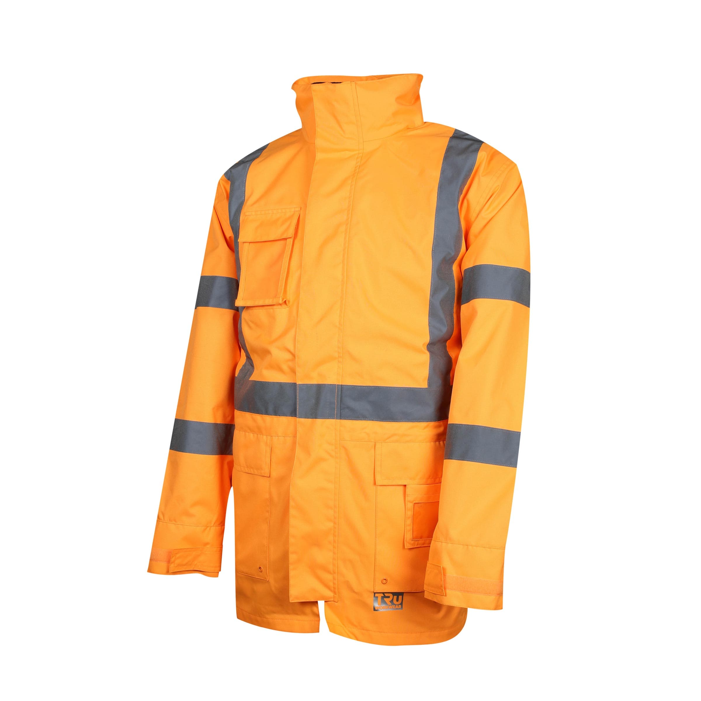 TRu Workwear Jacket 4 In 1 With Vest Poly Oxford With Reflective Tape To T5 Pattern (X Back)_1