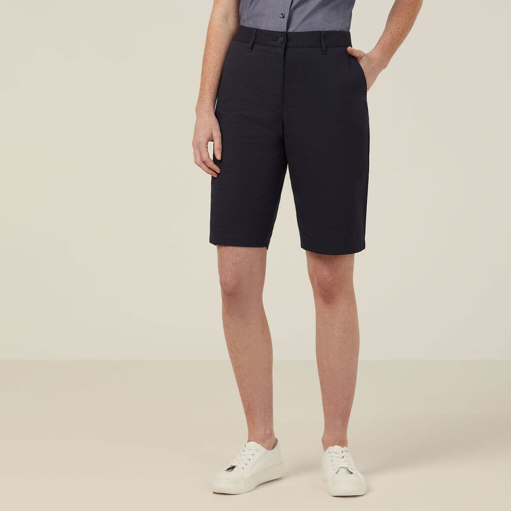 NNT Stretch Cotton Chino Shorts CAT3XK (Navy)