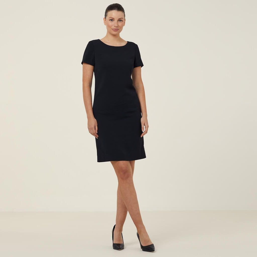 NNT Short Sleeve Dress CAT62U (Black)