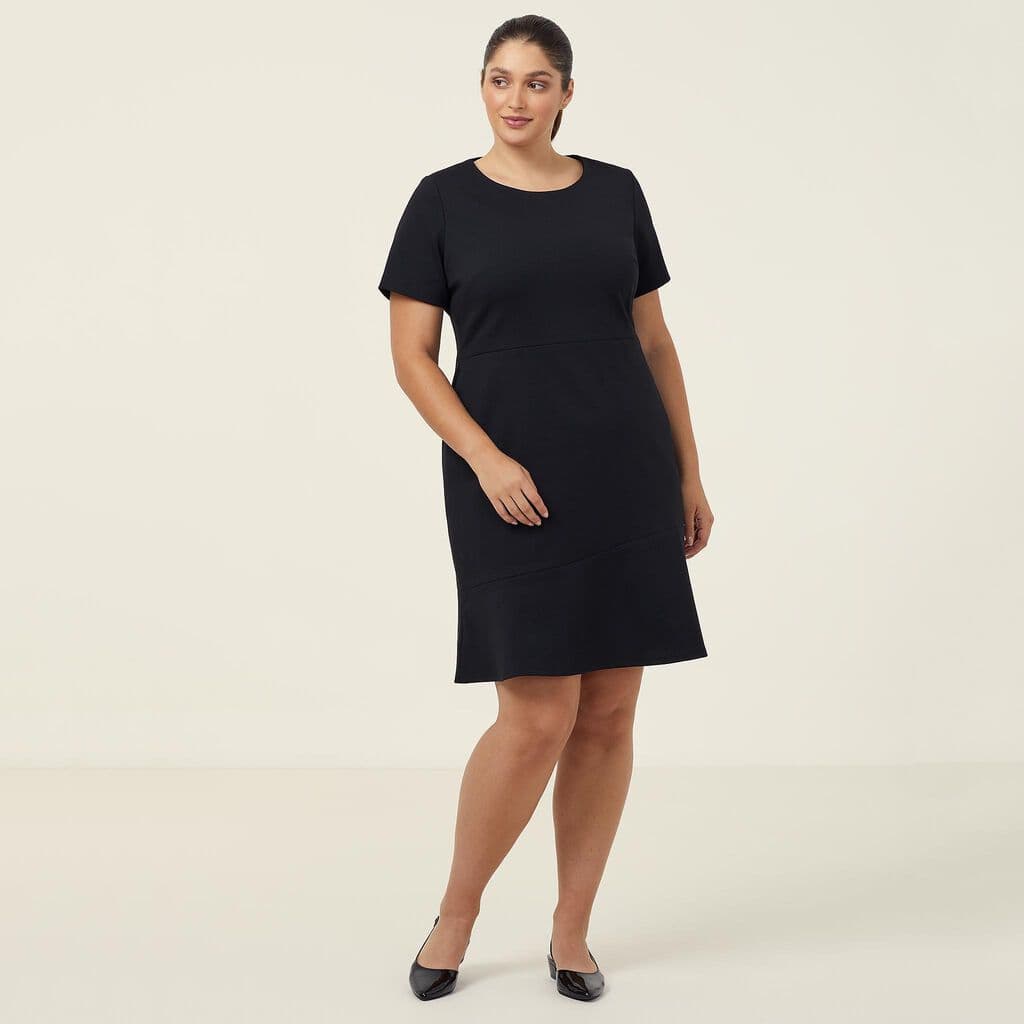 NNT Short Sleeve Dress CAT67L (Black)