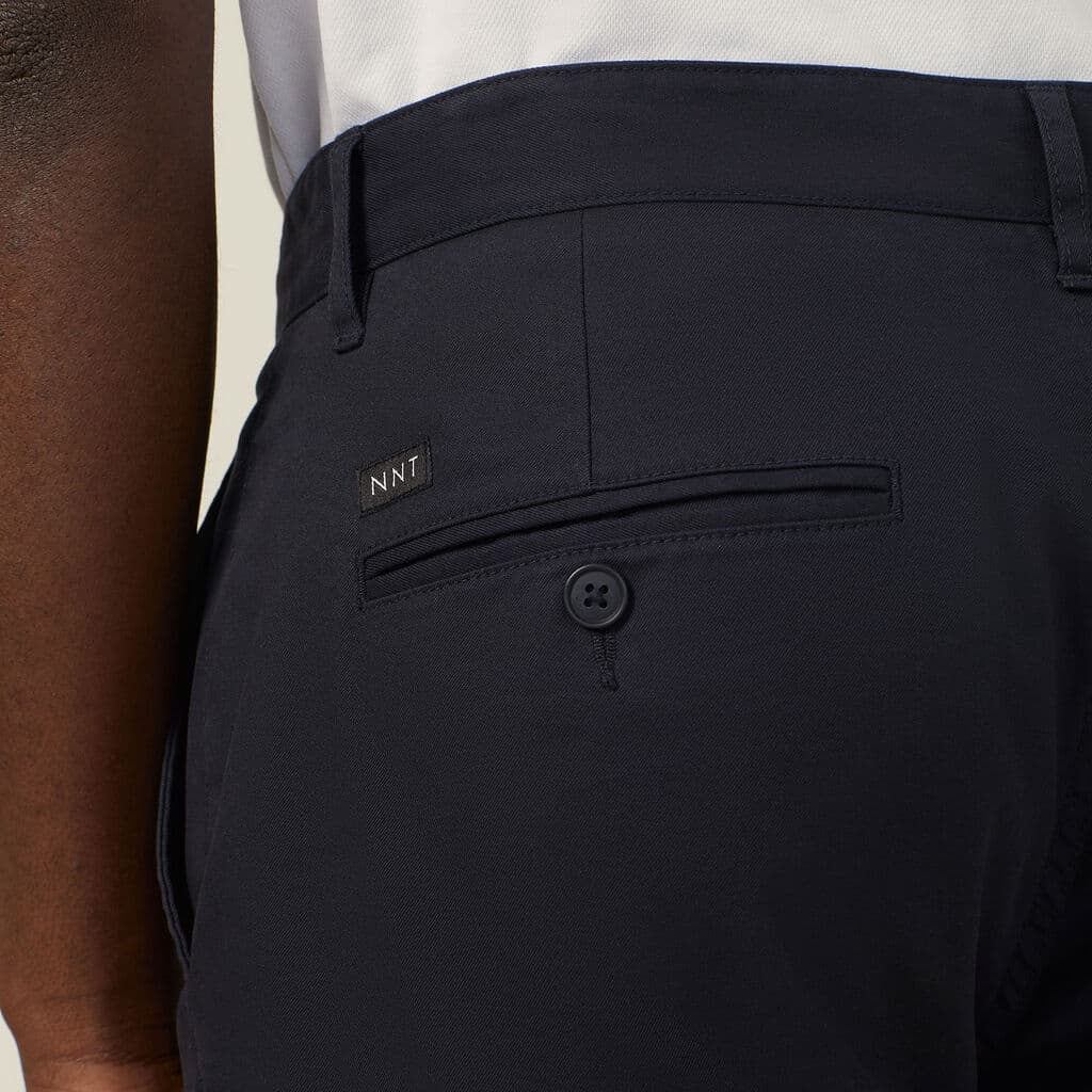 NNT Stretch Cotton Chino Shorts CATCNN (Navy)_4