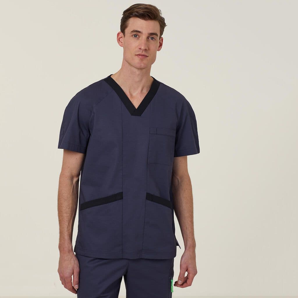 NNT Koller Scrub Top CATRFU (Charcoal)