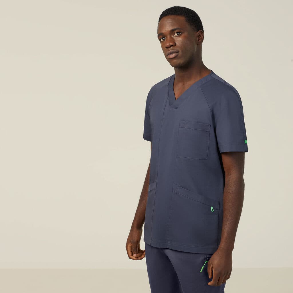 NNT Carl Scrub Top CATRFV (Charcoal)_1