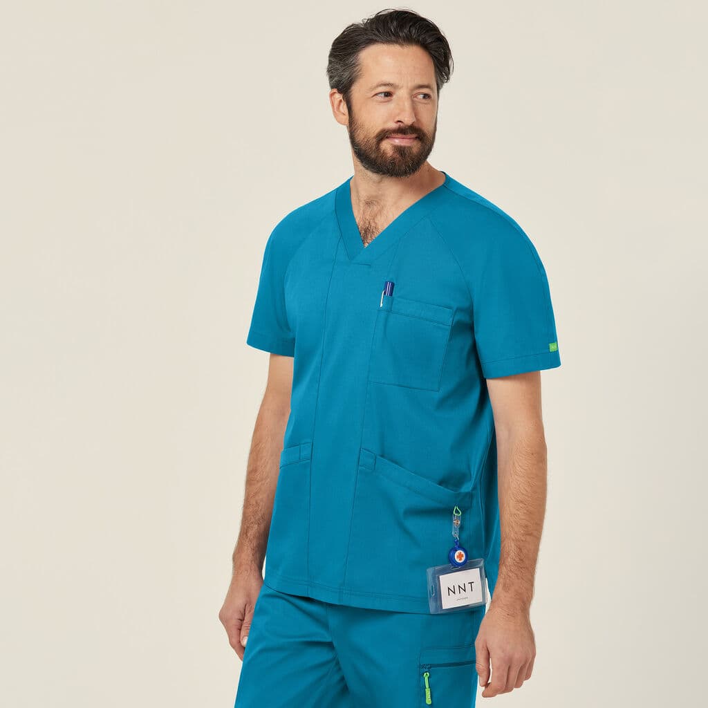 NNT Carl Scrub Top CATRFV (Teal)_1