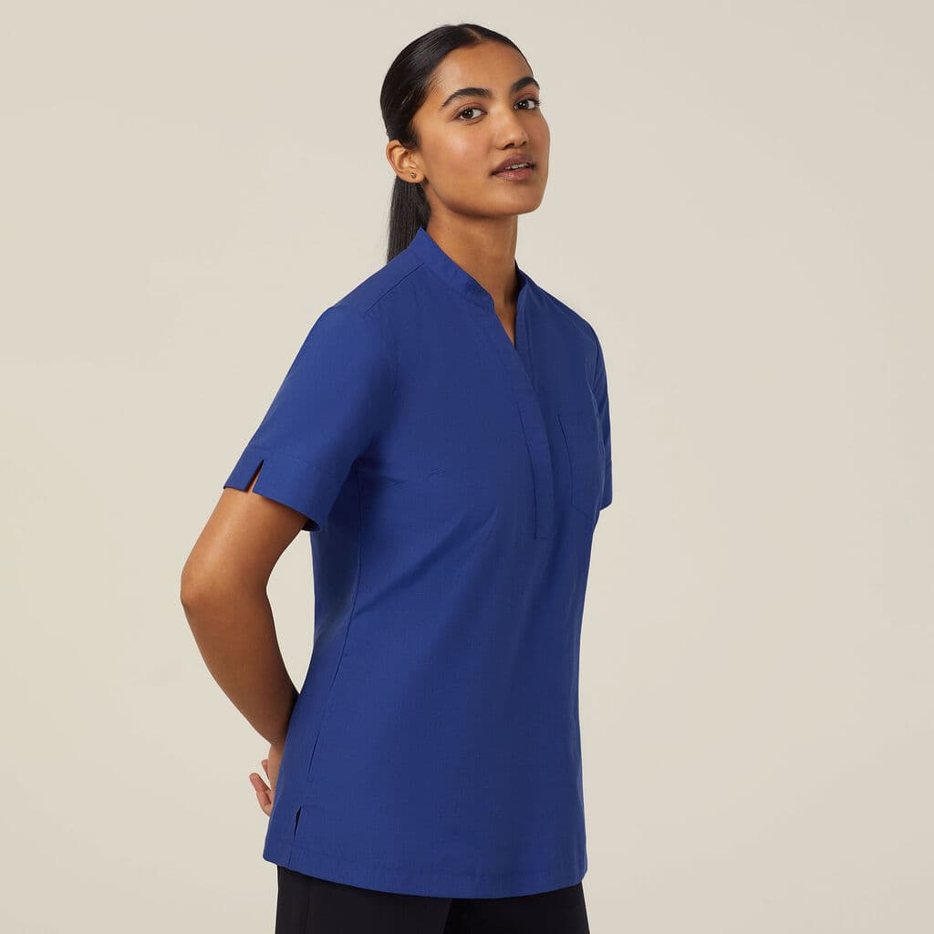 NNT Textured Short Sleeve Tunic CATUGA (Cobalt)_1