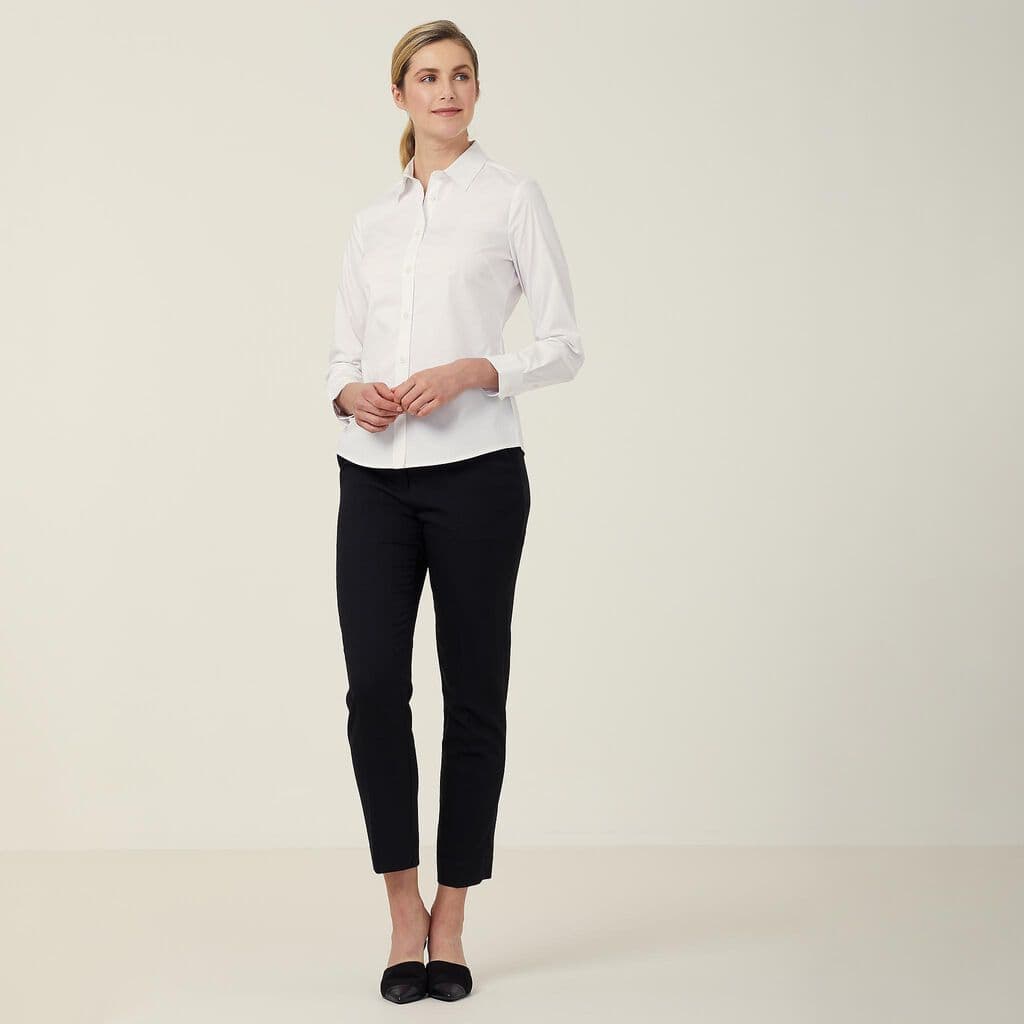 NNT Avignon Long Sleeve Slim Shirt CATUKU (White)_4