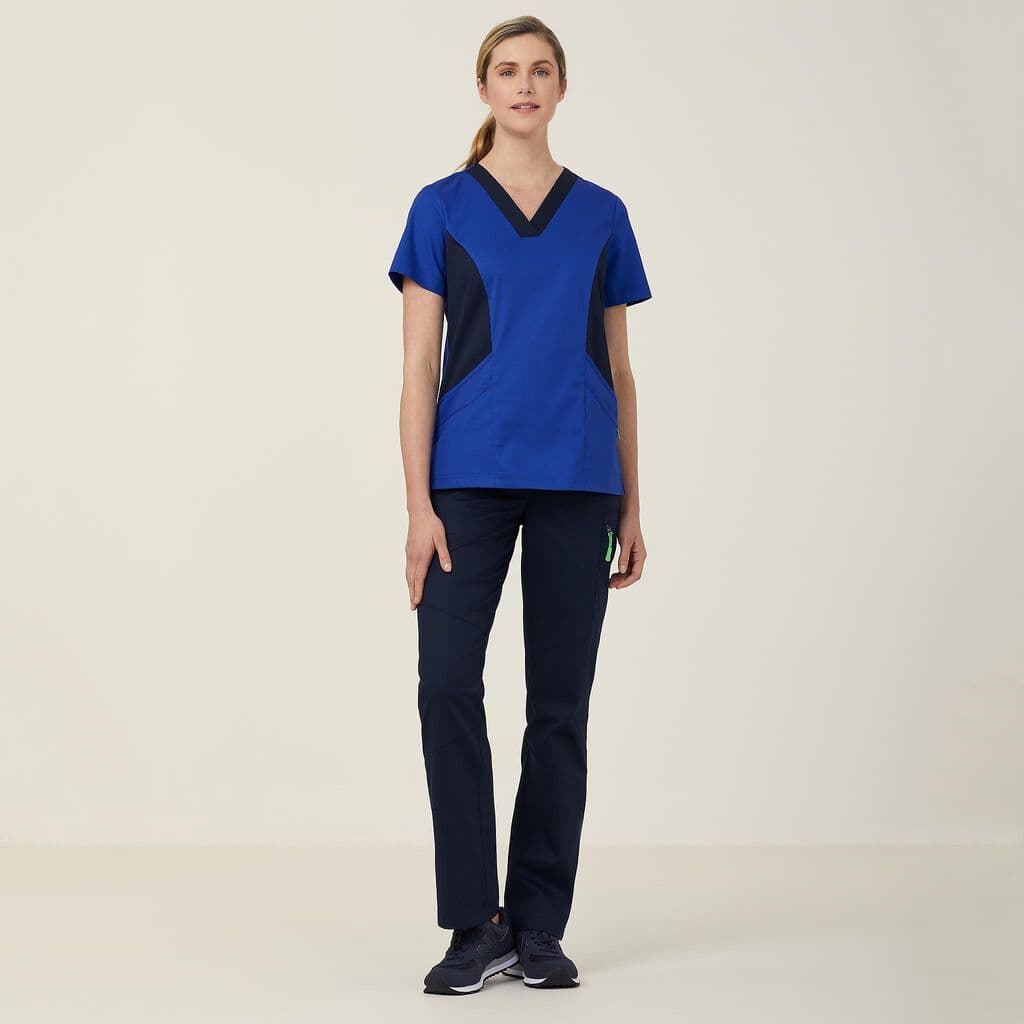 NNT Nightingale Scrub Top CATULL (Cobalt)_3