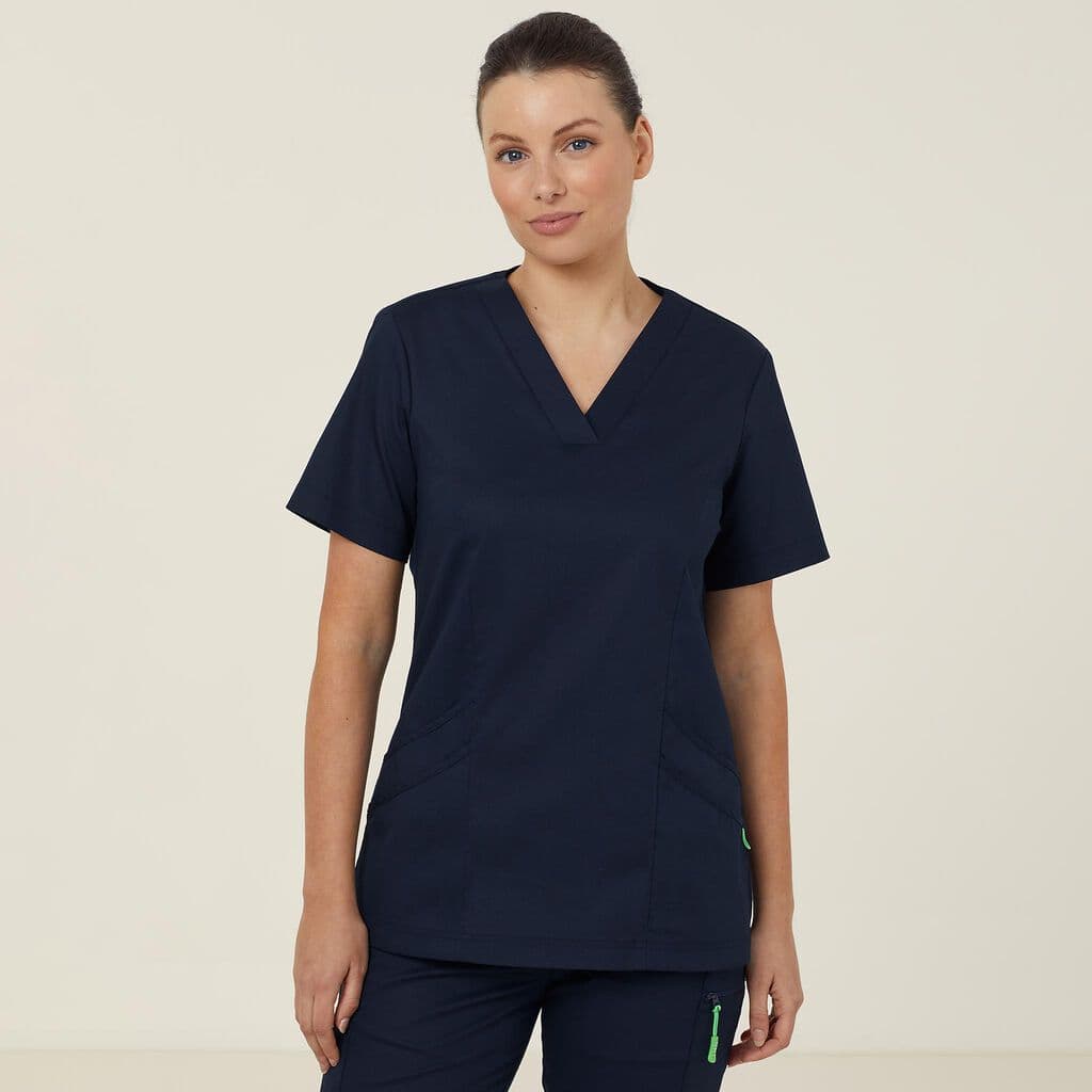 NNT Florence Scrub Top CATULM (Midnight)