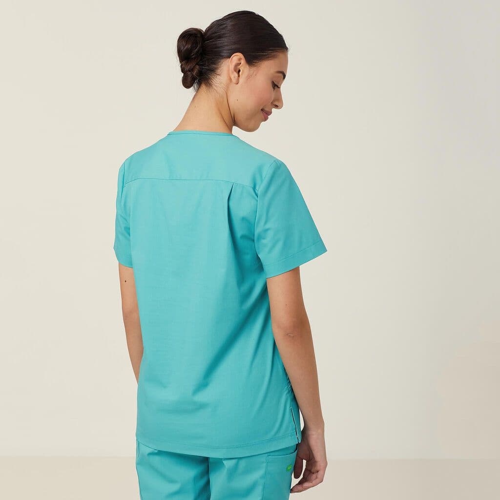 NNT Florence Scrub Top CATULM (Mint)_2