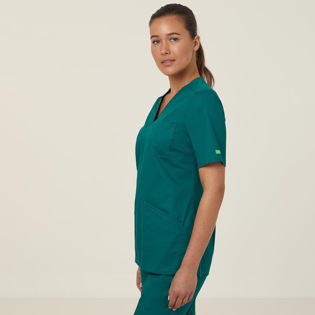 NNT Mayo Scrub Top CATUMN (Hunter Green)_1