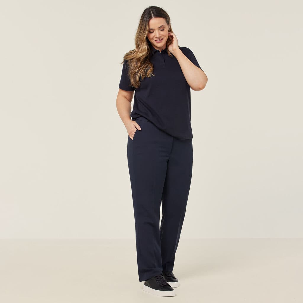 NNT Womens Cotton Pique Polo CATUT4 (Midnight)_3