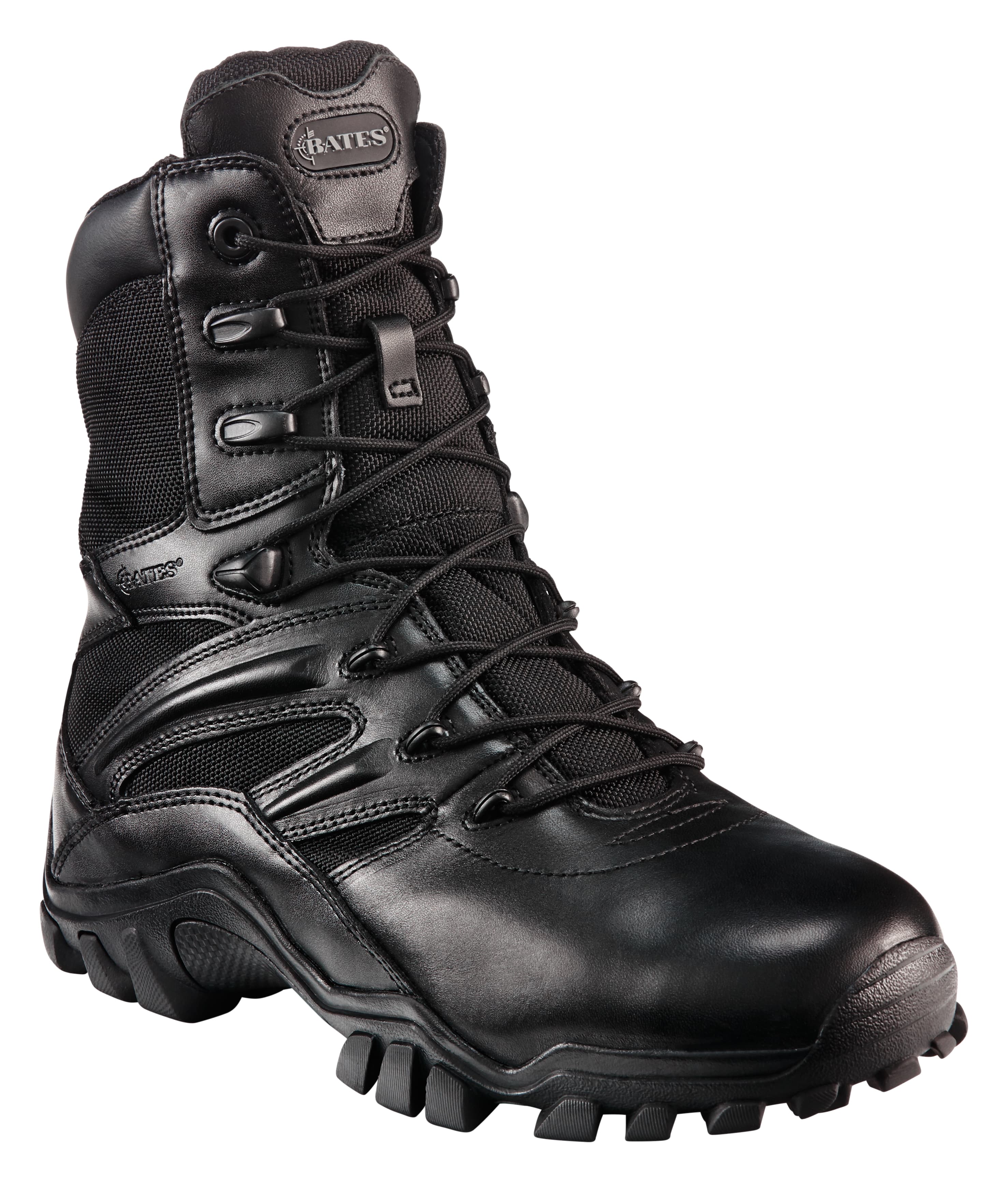 Bates Delta 8 Mens Side Zip Boot (Black)