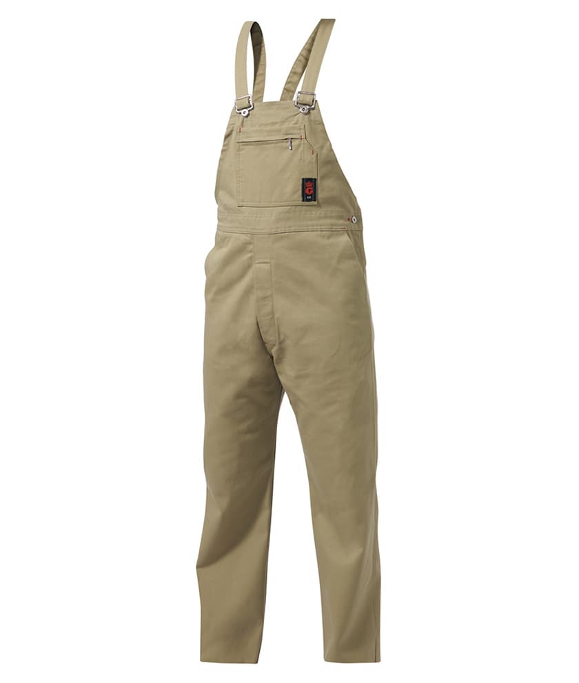 KingGee Mens Bib and Brace Drill Overall (Khaki)