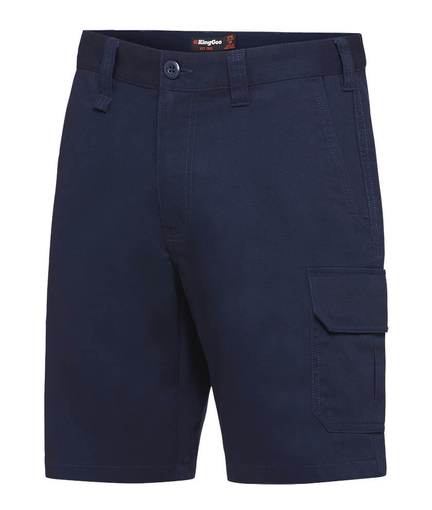 KingGee Mens Stretch Cargo Short (Navy)