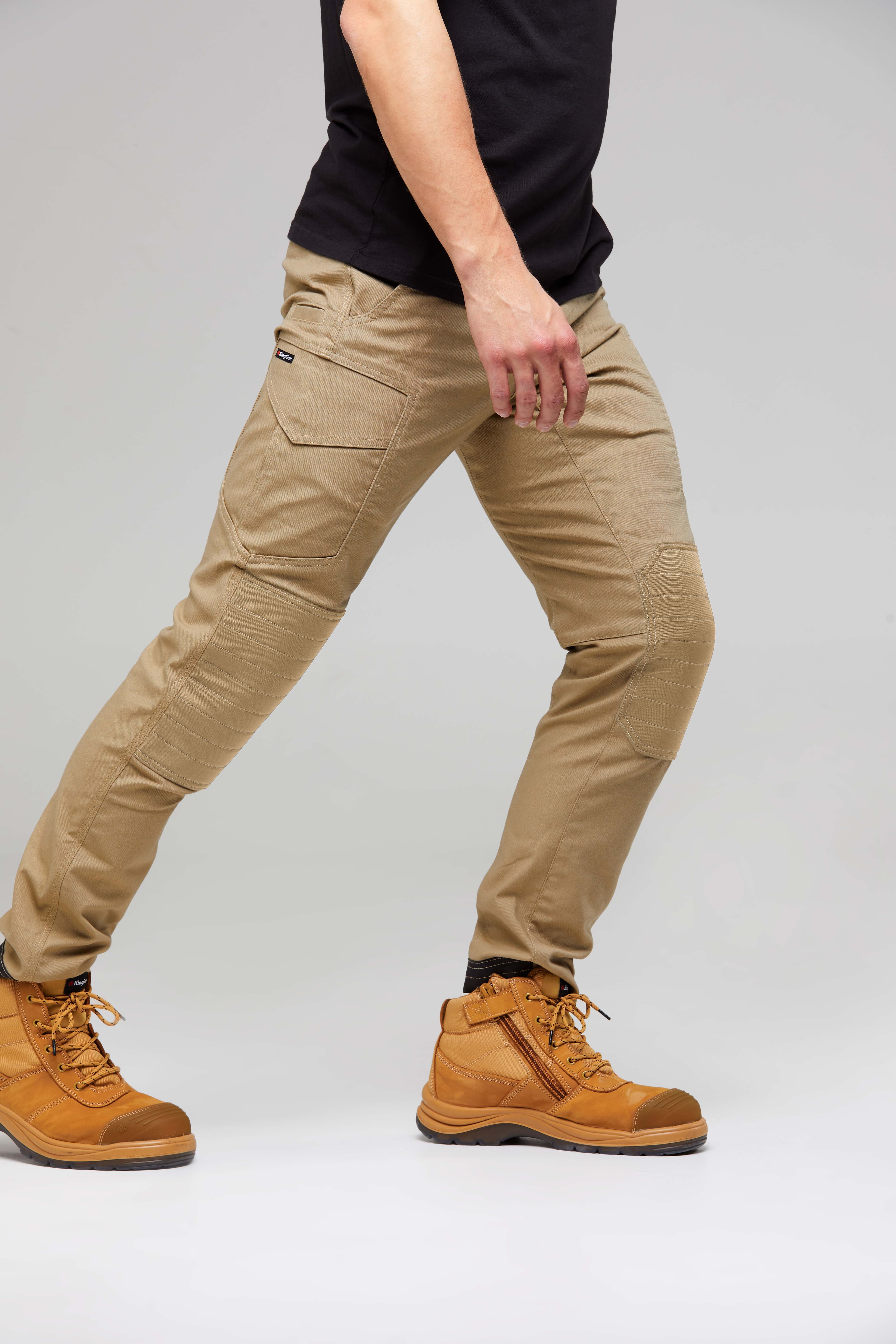 KingGee Men's Tradies Comfort Max Pants (Khaki)_1