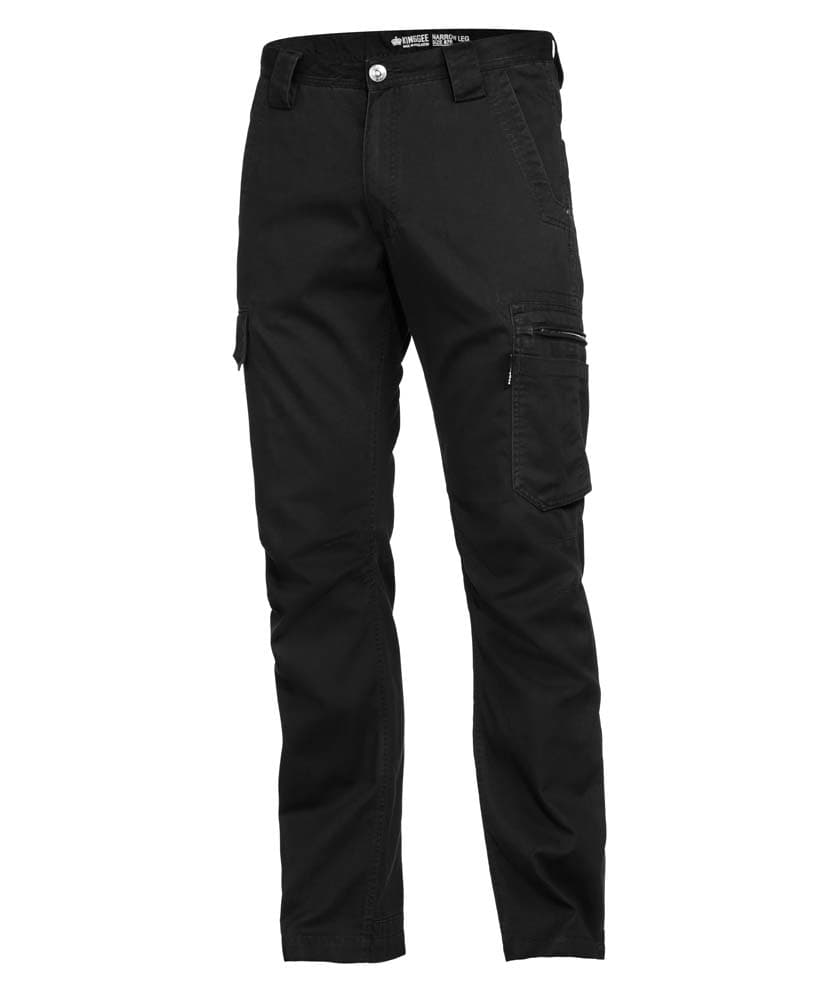 KingGee Mens Summer Tradie Pants (Black)