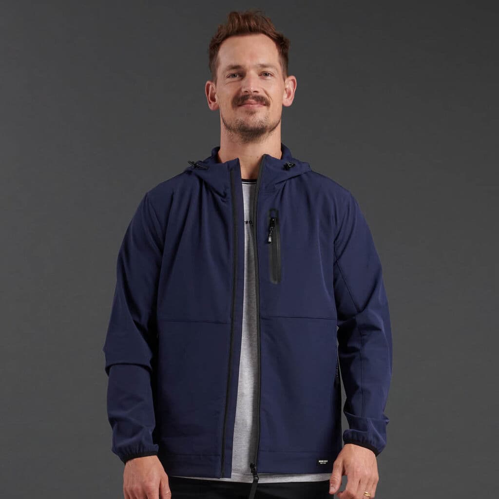 KingGee Mens Trademark Repel Jacket (Navy)_1