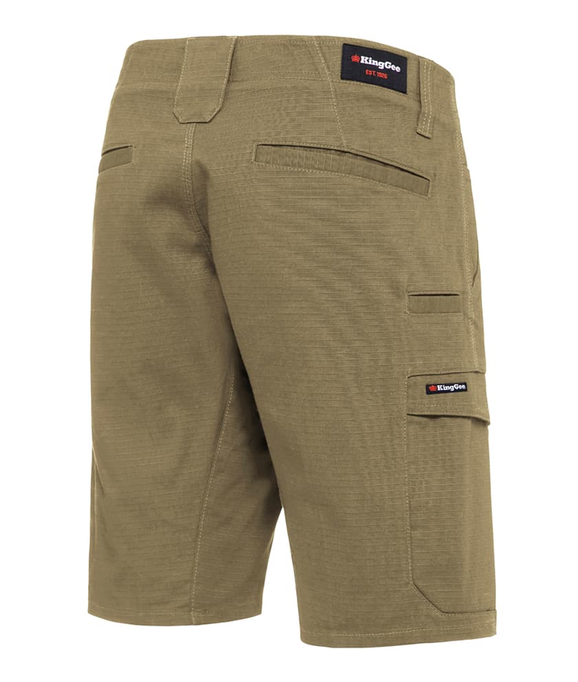 KingGee Mens Workcool Pro Shorts (Khaki)_1