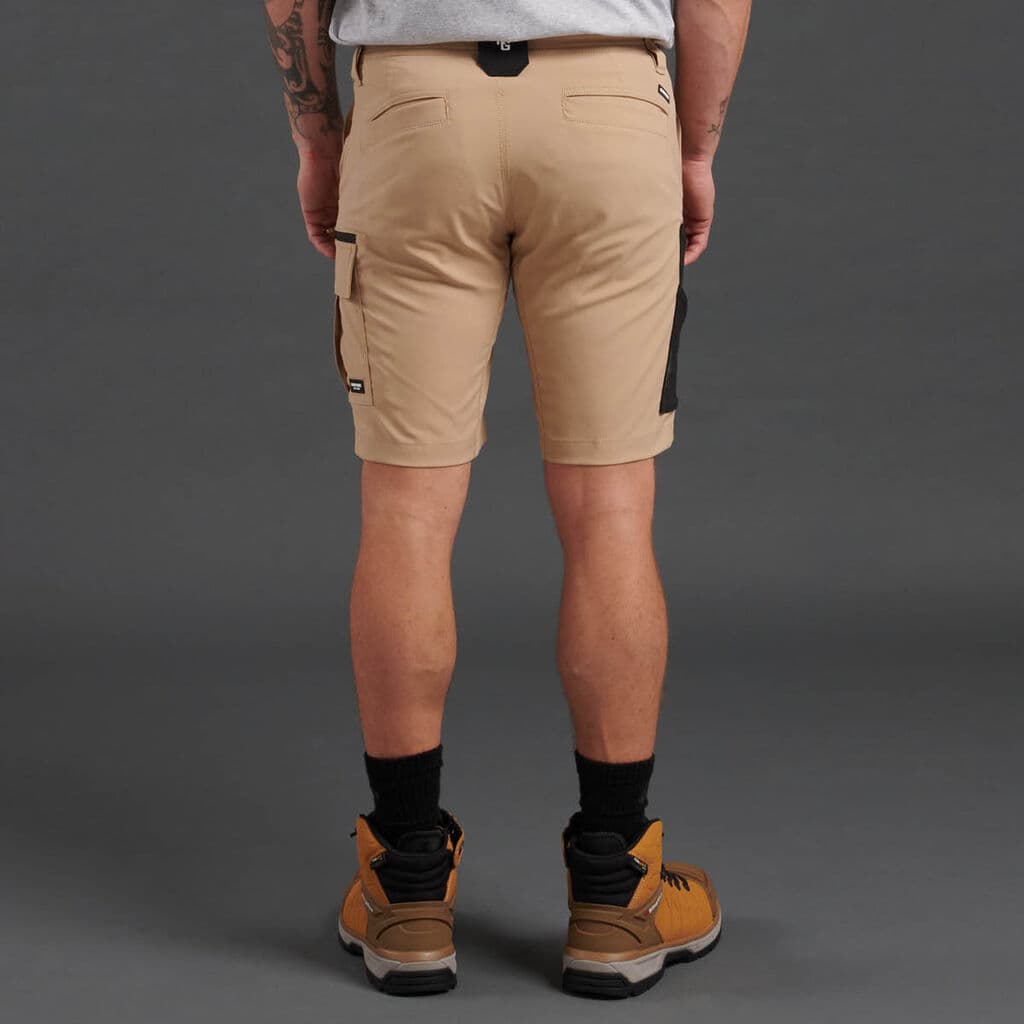 KingGee Mens Trademark Cargo Short (Sandstorm)_3