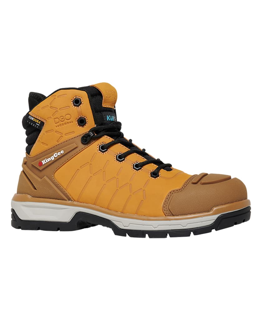 KingGee Mens Quantum Boot (Wheat/Black)_1