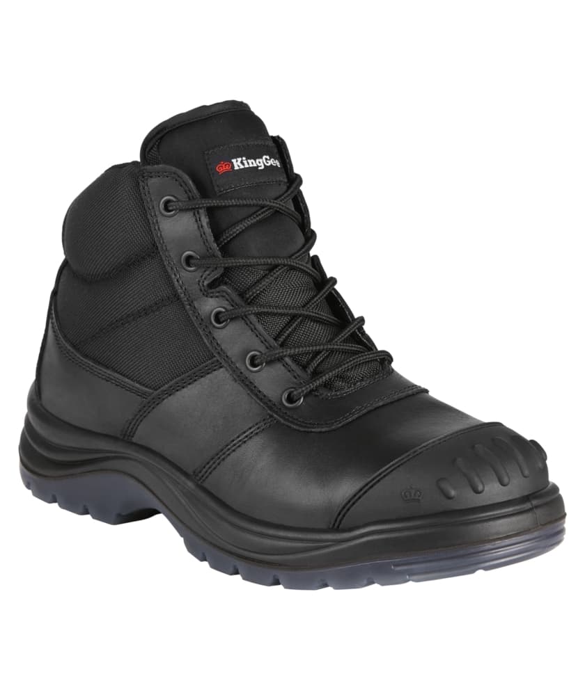 KingGee Mens Tradie Side Zip Boot (Black)