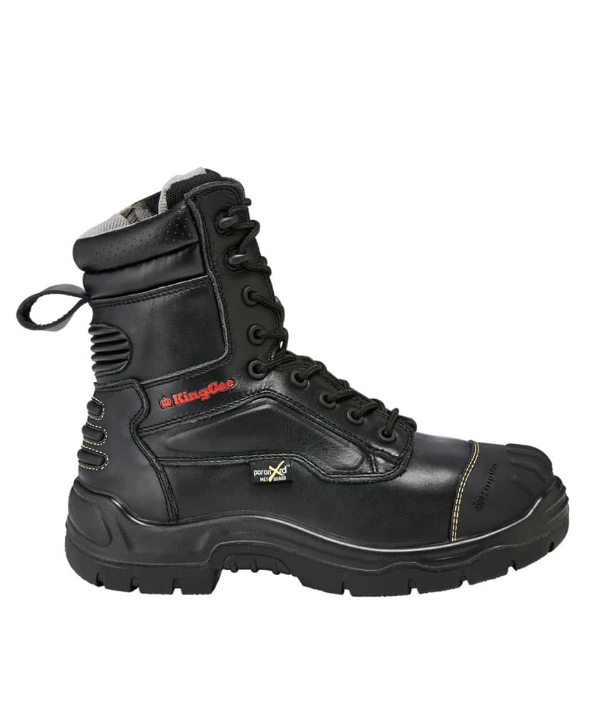 KingGee Mens Phoenix 8Z Side Zip Boot (Black)_1