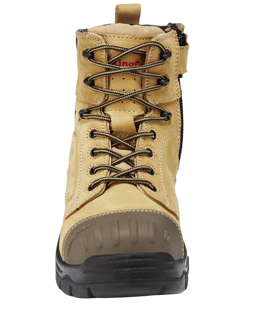 KingGee Mens Phoenix 6Z Side Zip Boot (Wheat)_3