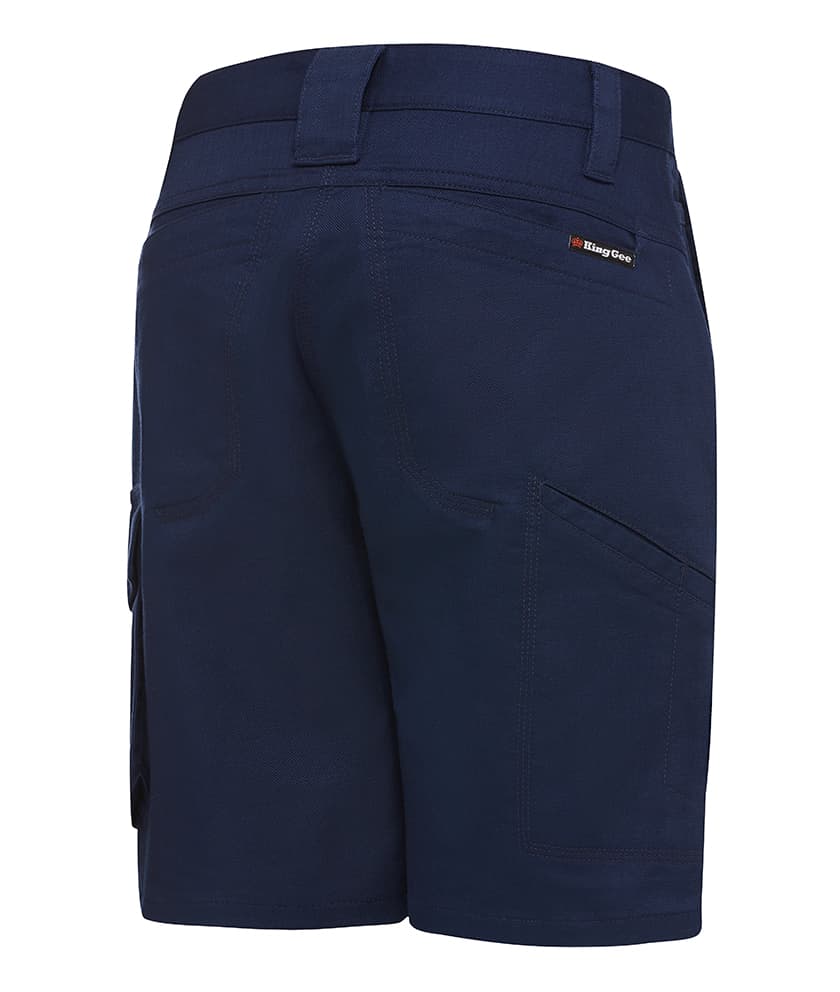 KingGee Womens Workcool Shorts (Navy)_1