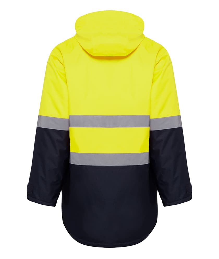 KingGee Reflective Insulated Wet Weather Jacket (Yellow/Navy)_1