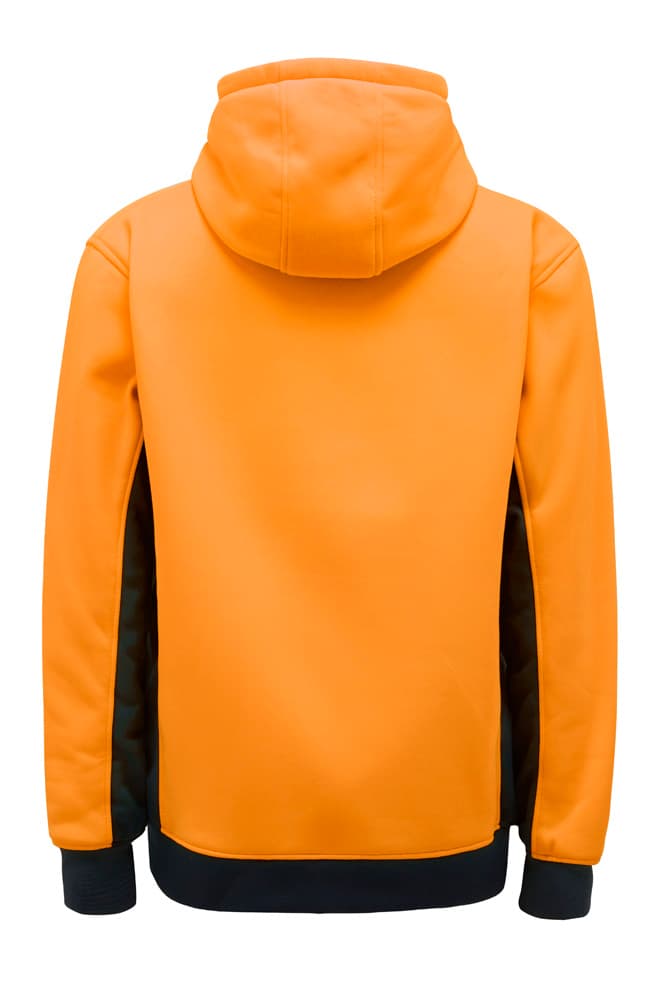 KingGee Mens Hi Vis Pull Over Hoodie (Orange/Navy)_1