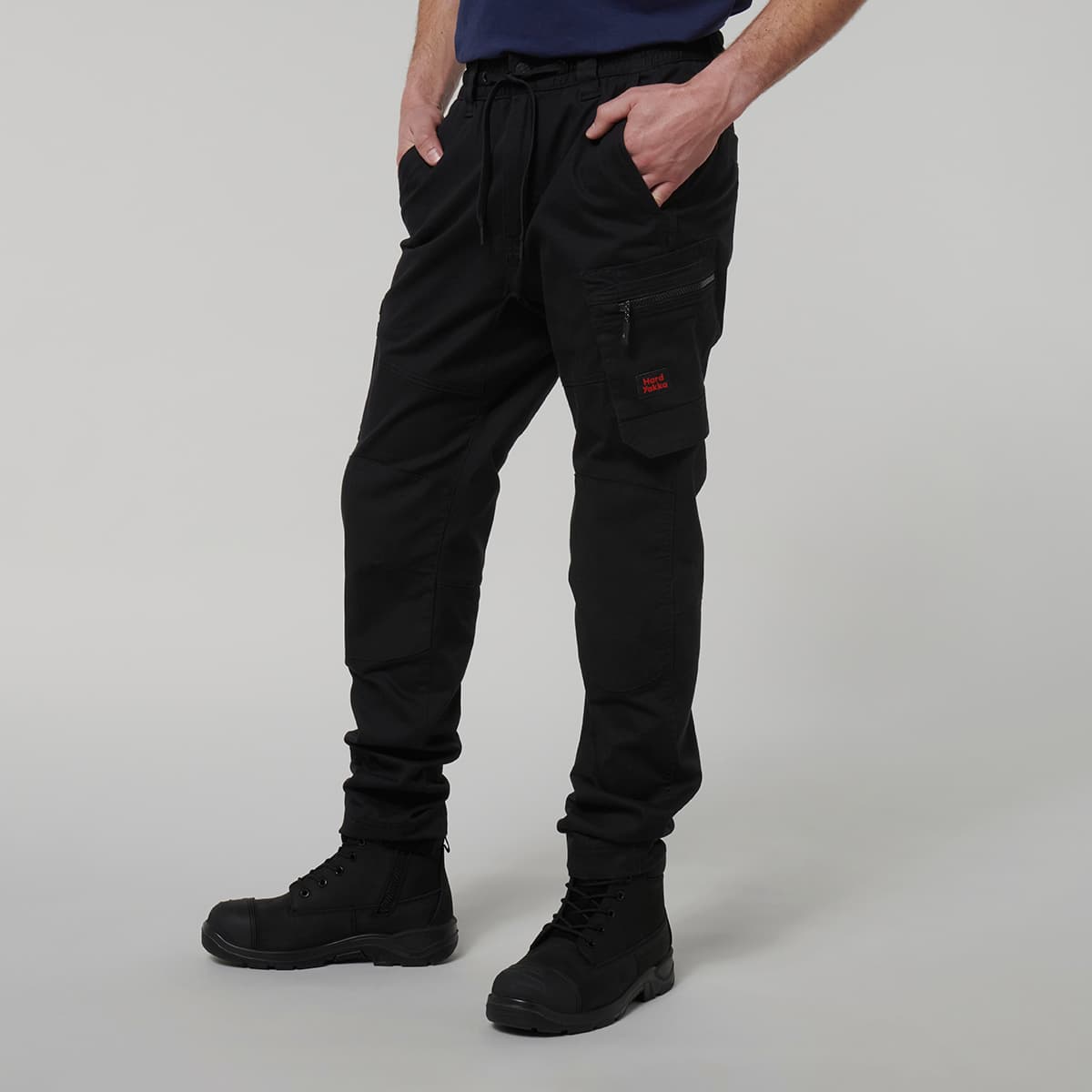 Hard Yakka Mens Toughmaxx Pants (Black)_4