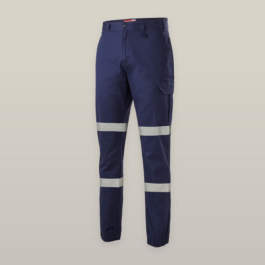 Hard Yakka Cargo Cuffed Pant with Tape (Navy)