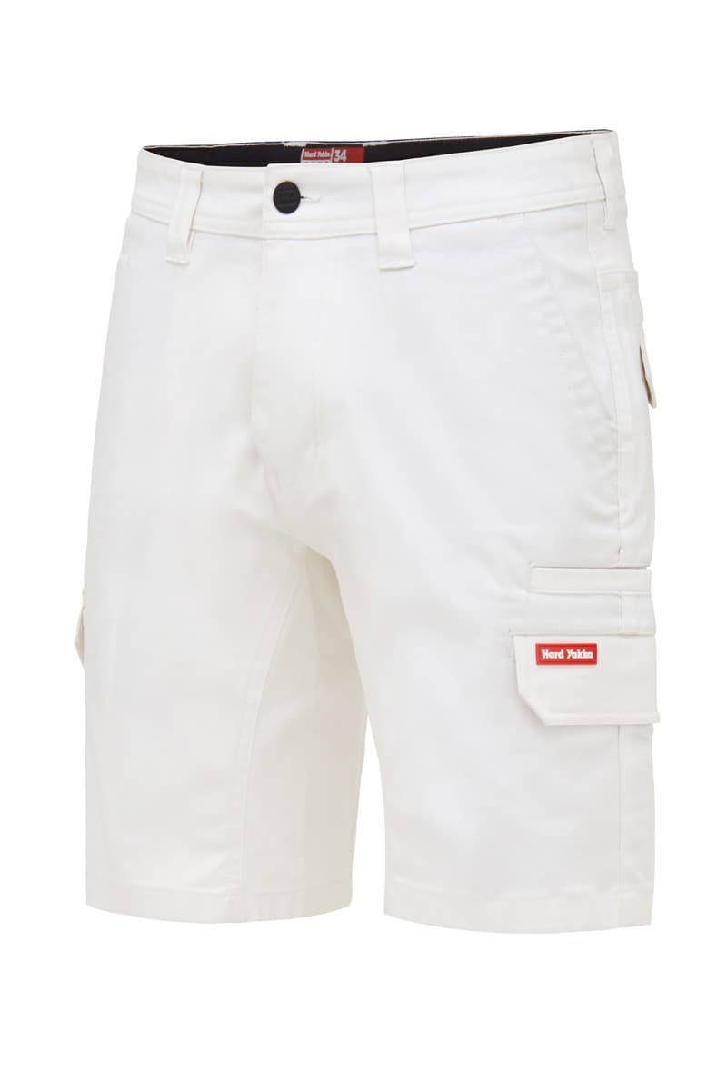 Hard Yakka 3056 Stretch Short (White)