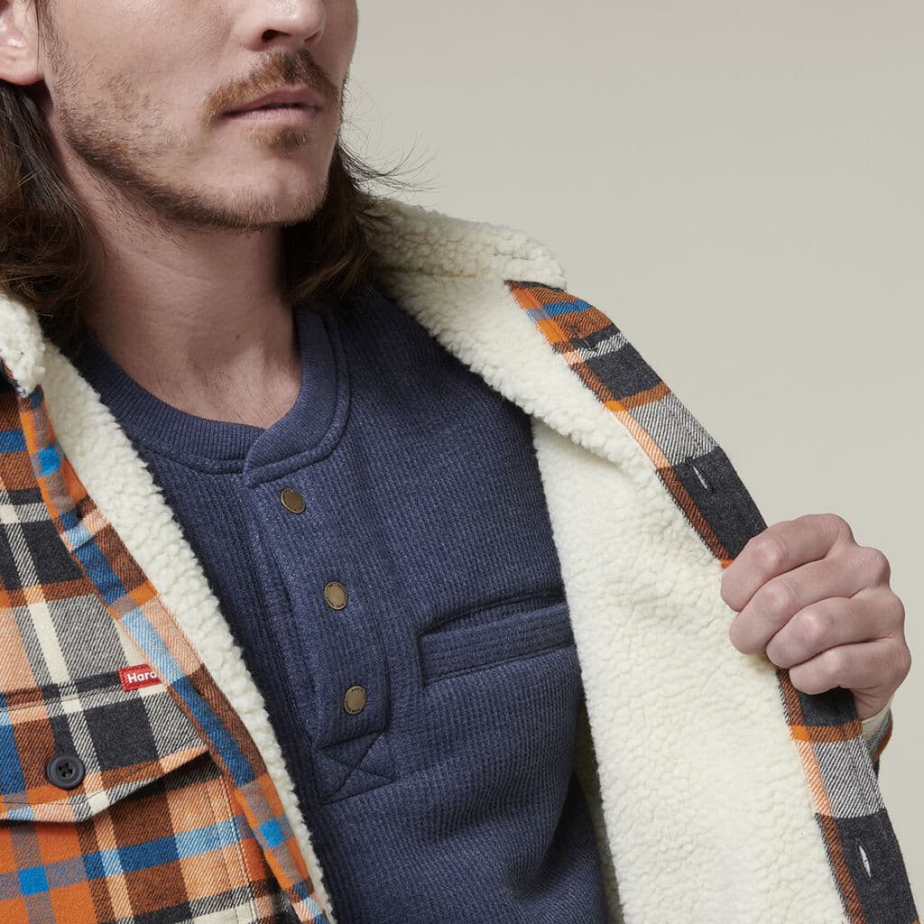 Hard Yakka Trucker Sherpa Jacket (Horizon)_4