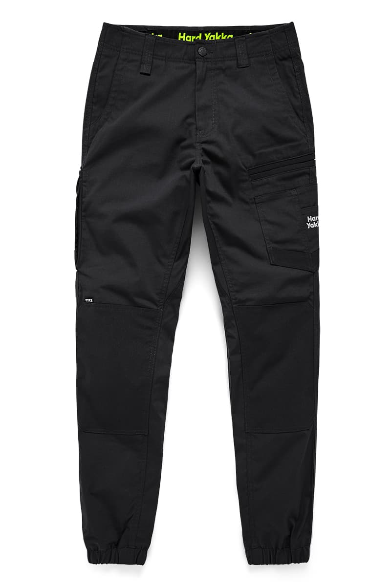 Hard Yakka Womens Raptor Cuff Pant (Black)