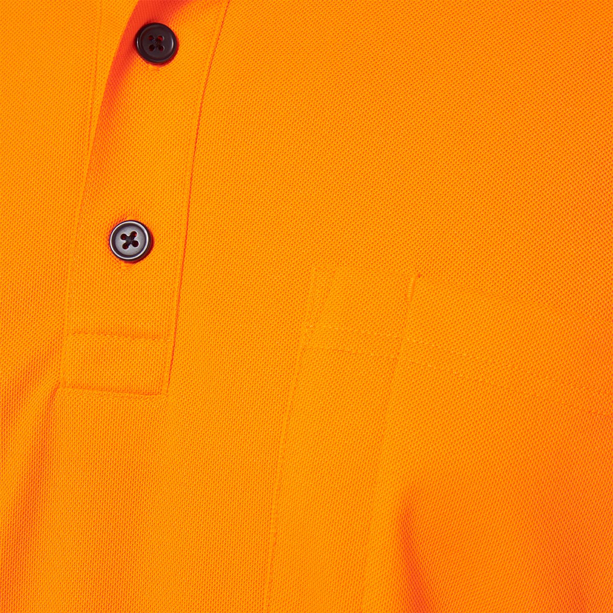 Hard Yakka Mens Short Sleeve Hi Vis Polo (Orange/Navy)_6